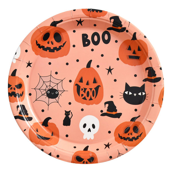 Halloween dessert plates hotsell